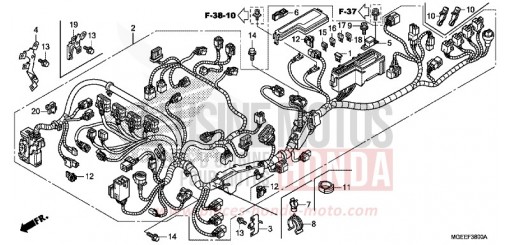 FAISCEAU DES FILS VFR1200FF de 2015